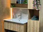 TMP cabinets SLIM STRIPE tükrös szekrény - 60 x 65 cm