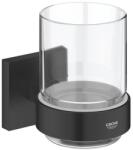 Grohe Pohártartó GROHE Start Cube pohárral együttfekete matt 410972430 (410972430)