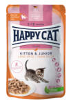 Happy Cat Meat in Sauce Kitten & amp; Junior (Kacsa) - 85 g (149866)