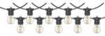 Well Ghirlanda Alley 15x E27 Well, IP65, Negru, Lungime 16.5 m, Conductor 2 x 0.75 Cupru (LS-ALLEY-15E2716.5BK-WL)
