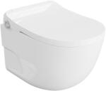 Rune Set vas WC suspendat Rune Leif Smart Rimless alb si capac softclose cu functie de bideu (5940541332992)
