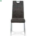  Vintage Szürke Szövet Étkezőszék. HC-486 GREY3 - pepita