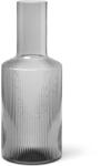 ferm LIVING Vízkaraffa RIPPLE 1 l, szürke, üveg, ferm LIVING (FERM100125112)