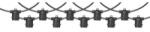 Well Ghirlanda Alley 10x E27 Well, IP65, Negru, Lungime 6.5 m, Conductor 2 x 0.75 Cupru (LS-ALLEY-10E276.5BK-WL)