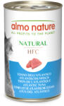 Almo Nature 18x140g Almo Nature HFC Natural Tonhal az Atlanti-óceánból nedves macskatáp 12+6 ingyen