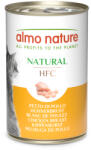 Almo Nature 18x140g Almo Nature HFC Natural Csirkemell nedves macskatáp 12+6 ingyen