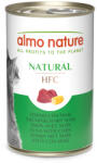 Almo Nature 18x140g Almo Nature HFC Natural Tonhal & kukorica nedves macskatáp 12+6 ingyen