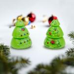 Family Collection Felhúzható guruló karácsonyfa, 6 x 5 x 4 cm, 2 db / csomag, 58971C