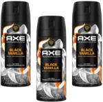 AXE Fine Fragrance Collection Black Vanilla aeroszol (3x150 ml)