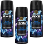 AXE Fine Fragrance Collection Blue Lavender aeroszol (3x150 ml)