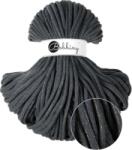 Bobbiny Jumbo Macrame Cord 9 mm 100 m Shiny Charcoal Zsinór (BS-E127)