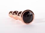 X-Men Secret Shine Booty Call Metal Butt Plug with Gem Gold S
