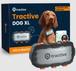 Tractive DOG XL Adventure Edition GPS nyomkövető kutyáknak 25 kg felett aktivitásmérővel szürke és narancssárga színben TRDOG4XLRUG