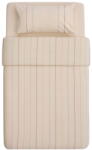 Kave Home Bézs bio pamut gyerek ágyneműhuzat babaágyhoz lepedővel 110x180 cm Indani - Kave Home