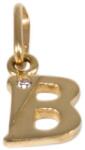 Ékszershop Köves B betű arany medál (1331870)