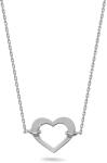 Heratis Forever Ezüst nyaklánc faragott szívvel IS4053AN