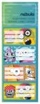 Nebulo Füzetcímke 12db-os, Vicces szörnyek, vegyes minták, Nebulo (FC-VSZRNY-12) - tonerpiac