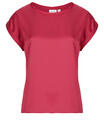 VILA Blúzok VIELLETTE S/S SATIN Rózsaszín DE 36