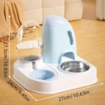 Nunbell 2az1-ben kisállat automata etető és itató több színben 1L/1, 8L - Kék