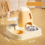 Nunbell 2az1-ben kisállat automata etető és itató több színben 1L/1, 8L - Narancs