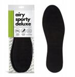  Size 46 cipőbetét, fekete, aktív szén, légáteresztő, párnázott sportháló (07W46)