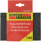 KONNER Csiszolószivacs Koner S92 100x70x25 mm, G060, Aluoxide (STP01243470)