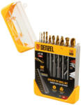 Denzel 2-8 mm, fém fúrószár készlet HSS-Tin, Golden Tip, 6db tároló dobozban (723007)