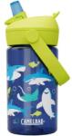 CamelBak Flip Straw Kids szívószálas műanyag kulacs 400 ml - Sharks and Rays