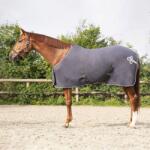 QHP Polár lótakaró díszítéssel, Szürke/ezüst - 155 cm