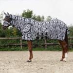QHP Légytakaró nyak- és fejrésszel, Zebra - 115 cm