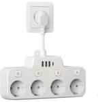 Prelungitor 4cai cu intrerupator 3xUSB 1xUSB-C (M-15281)