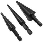  Burghiu conic gaurire metal punga 3buc (M-15336) Burghiu