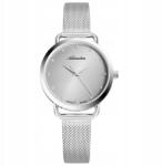 Adriatica Női Kvarc Óra, acél tok, ásványi üveg, ezüst karkötő (A3730.5147Q)