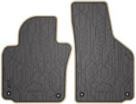 FroGum NOMAD SEAT Leon II hatchback 2005-2012-ig ELÜLSŐ PÁR AUTÓ GUMISZŐNYEG 2DB-OS SZETT BÉZS SZEGÉLLYEL PRÉMIUM (ND0361-BG)