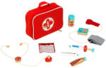 Klein Geanta pentru doctor din material textil cu instrumente medicale din lemn - jucarie - 4331 (4331)
