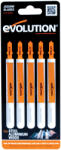 Evolution Set 5 Panze ferastrau vertical multi-material Evolution - 075-0200 (075-0200)
