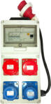  DIX-380 2 2P Tablou organizare santier precablat 4L, T2x16A+M2x16A, 9kW, IP67 (PE-7354032176)