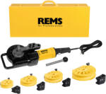 REMS Set promo Masina de indoit tevi Curvo Set 15-18-22-28 580027 R220 + Taietor tevi RAS Cu INOX 3-35 113350 R 580X03 (PE-580X03 R220)