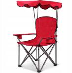 Costway Utazó szék, összecsukható, napellenzővel, 120kg teherbírás (OP3640RE)