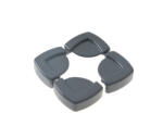 BabyJem Set 4 protectii pentru colturi mobila BabyJem, antracit (bj_0523)