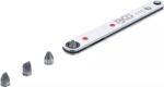 BGS technic Clichet special pentru biti, ultra subţire, Antrenare 6 colturi 6, 3 mm (1/4") | incl. 4 biţi speciali, BGS 115 (B-115)