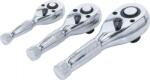 BGS technic Set clicketi reversibili cu antrenare 1/4"-3/8"-1/2", 3 piese, BGS 215 (B-215)