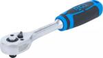 BGS technic Clichet reversibil cu dantura fina, antrenare 6, 3 mm (1/4"), BGS 680 (B-680)