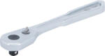 BGS technic Clichet reversibil extra plat cu dantura fina, antrenare 6, 3 mm (1/4"), BGS 72085 (B-72085)