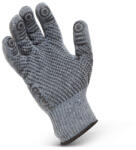 HANDY Manusi Antiglisante din Bumbac - cu Buline PVC - (L) - 12 perechi (11129L12)