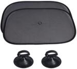 VERK GROUP Set de parasolare auto cu ventuze, 2 bucăți, negru (01304)
