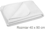 AKUKU A1288 - Vízálló frottír ágyvédő 40×90 cm - Fehér (A1288)