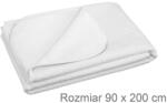 AKUKU A1286 - Vízálló frottír ágyvédő 90×200 cm - Fehér (A1286)