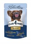 CLUB 4 PAWS Selection Adult with juicy salmon & mackerel in gravy 85 g