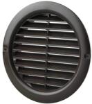 VENTS BVS kör szellőzőrács csőcsonkkal, szúnyoghálóval - 80 , barna